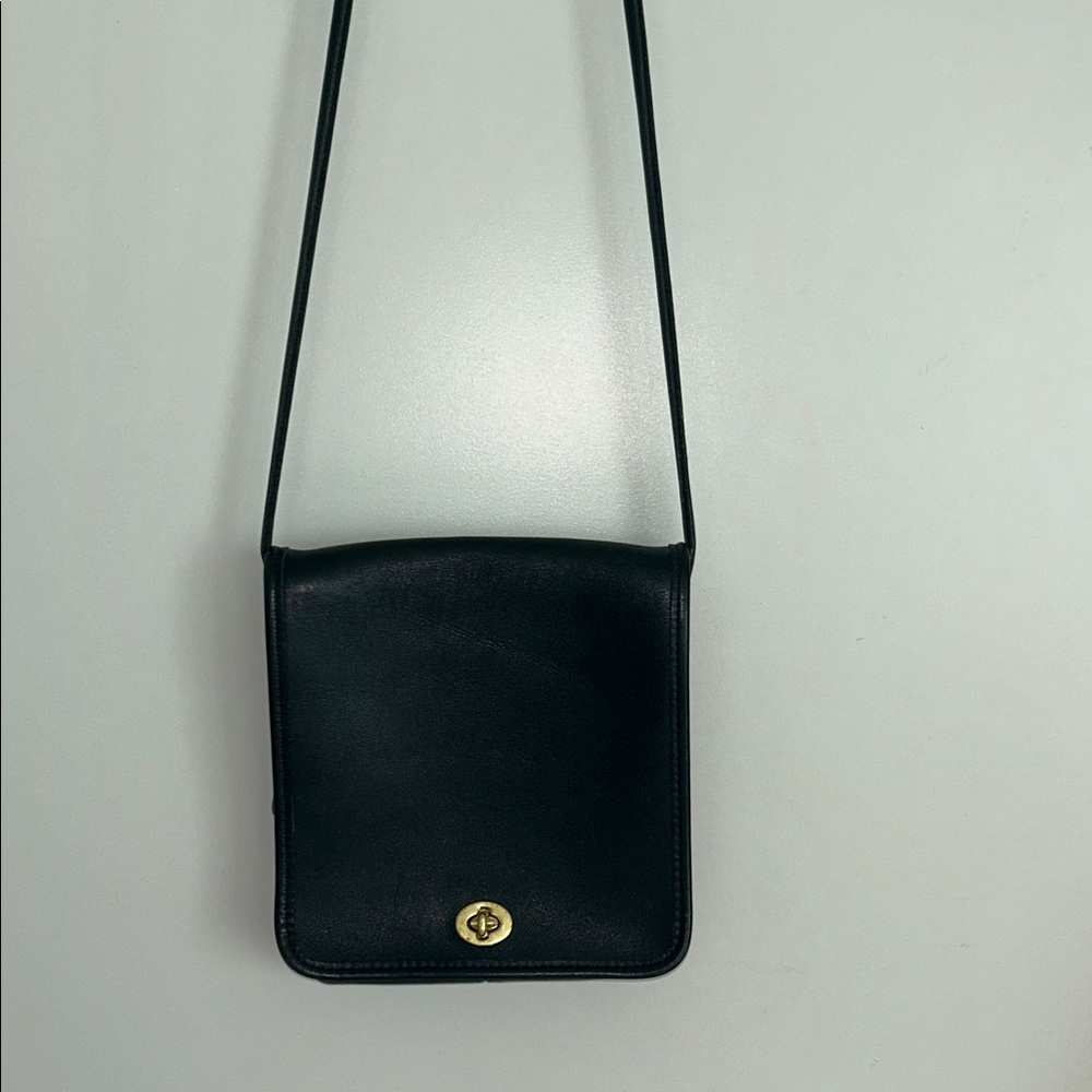 Vintage Coach Black Crossbody Bag